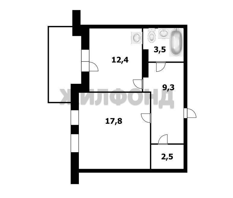 Квартира на продажу в Красноярске, Урванцева улица, 12 фото №17
