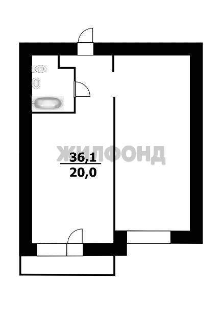 Квартира на продажу в Барнауле, Сергея Семенова улица, 20 фото №1