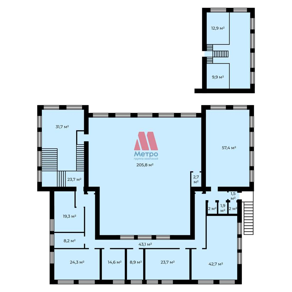 Продам торговое помещение 1013.8 м.кв.