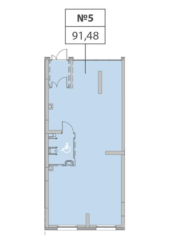 Продам помещение свободного назначения 91.5 м.кв.