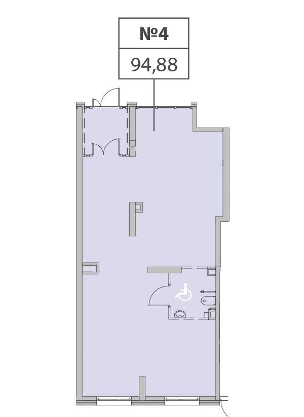 Продам помещение свободного назначения 94.9 м.кв.