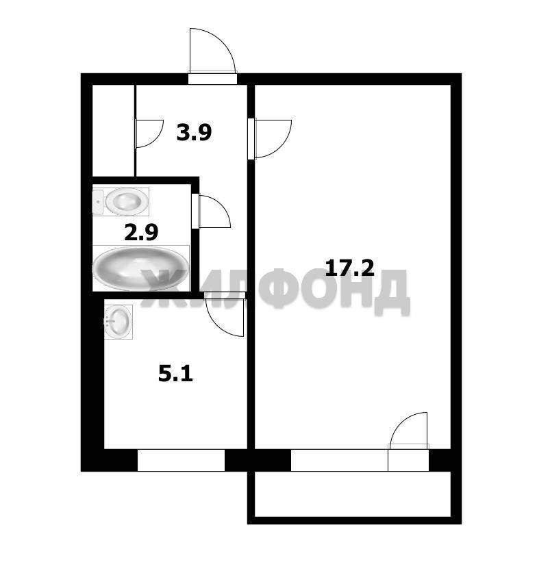 Квартира на продажу в Барнауле, Сиреневая улица, 9/2