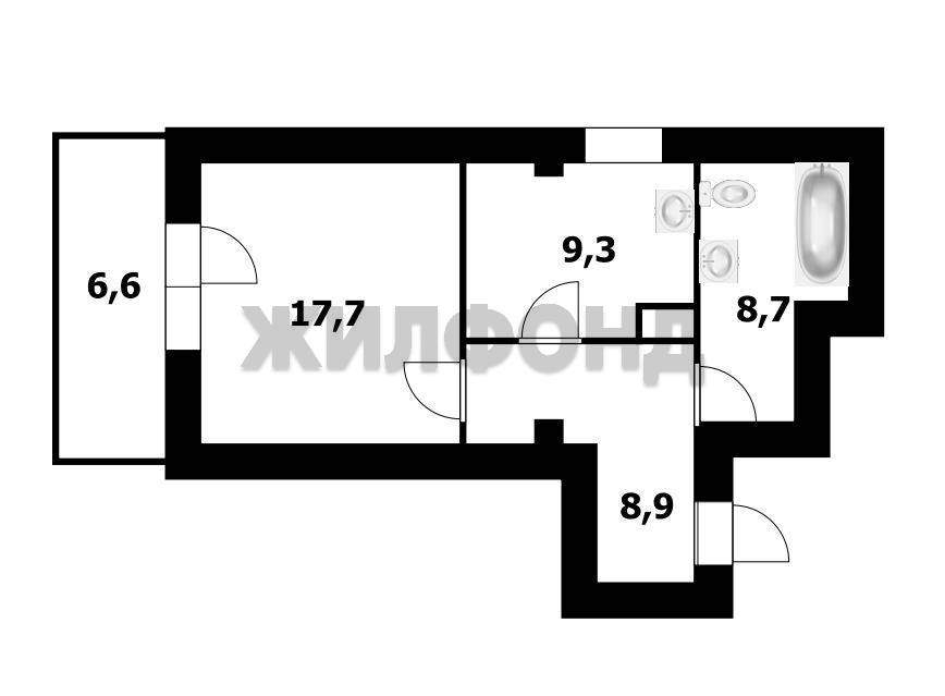 Квартира на продажу в Красноярске, Шахтеров улица, 66 фото №13