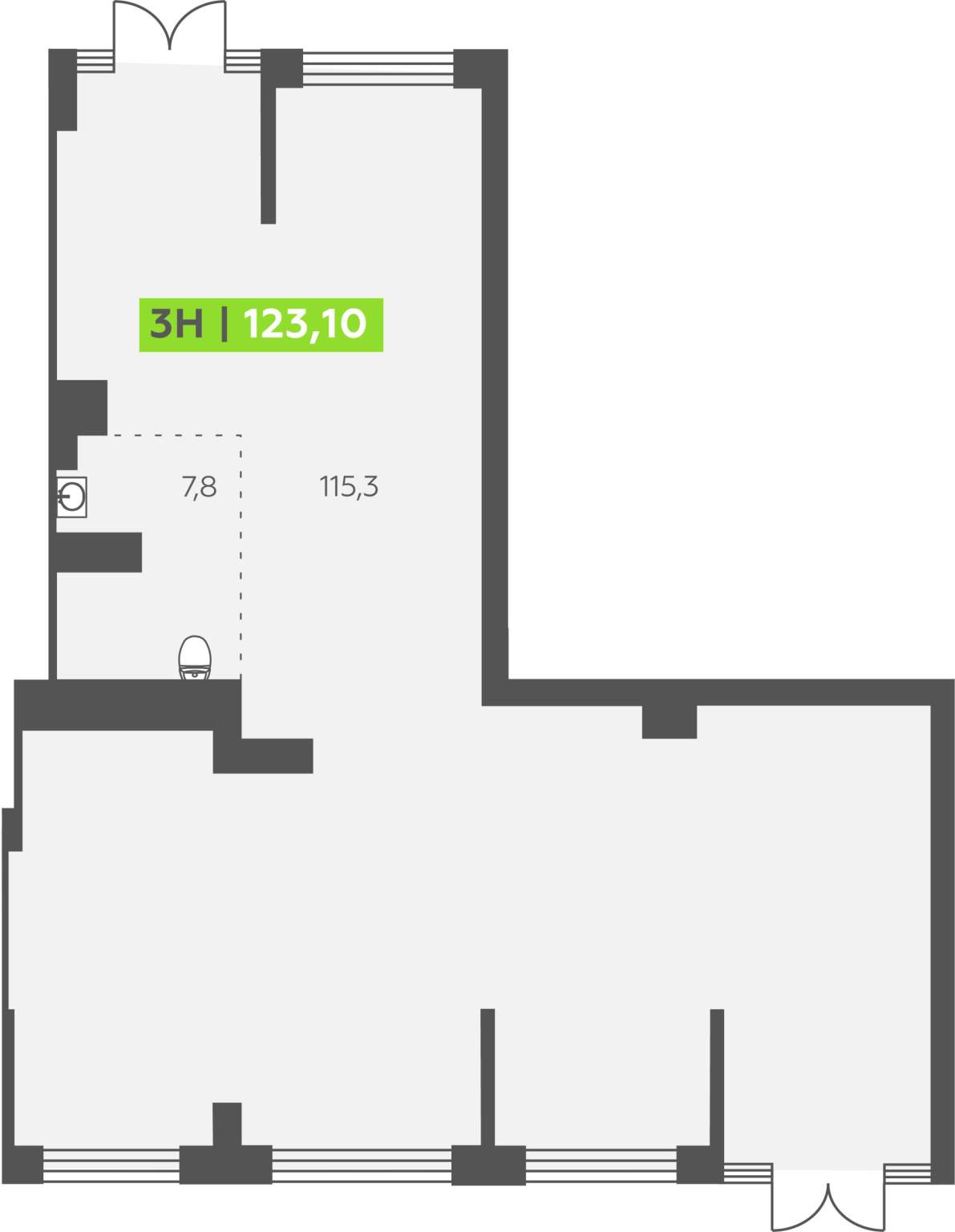 Продам магазин 123.1 м.кв.