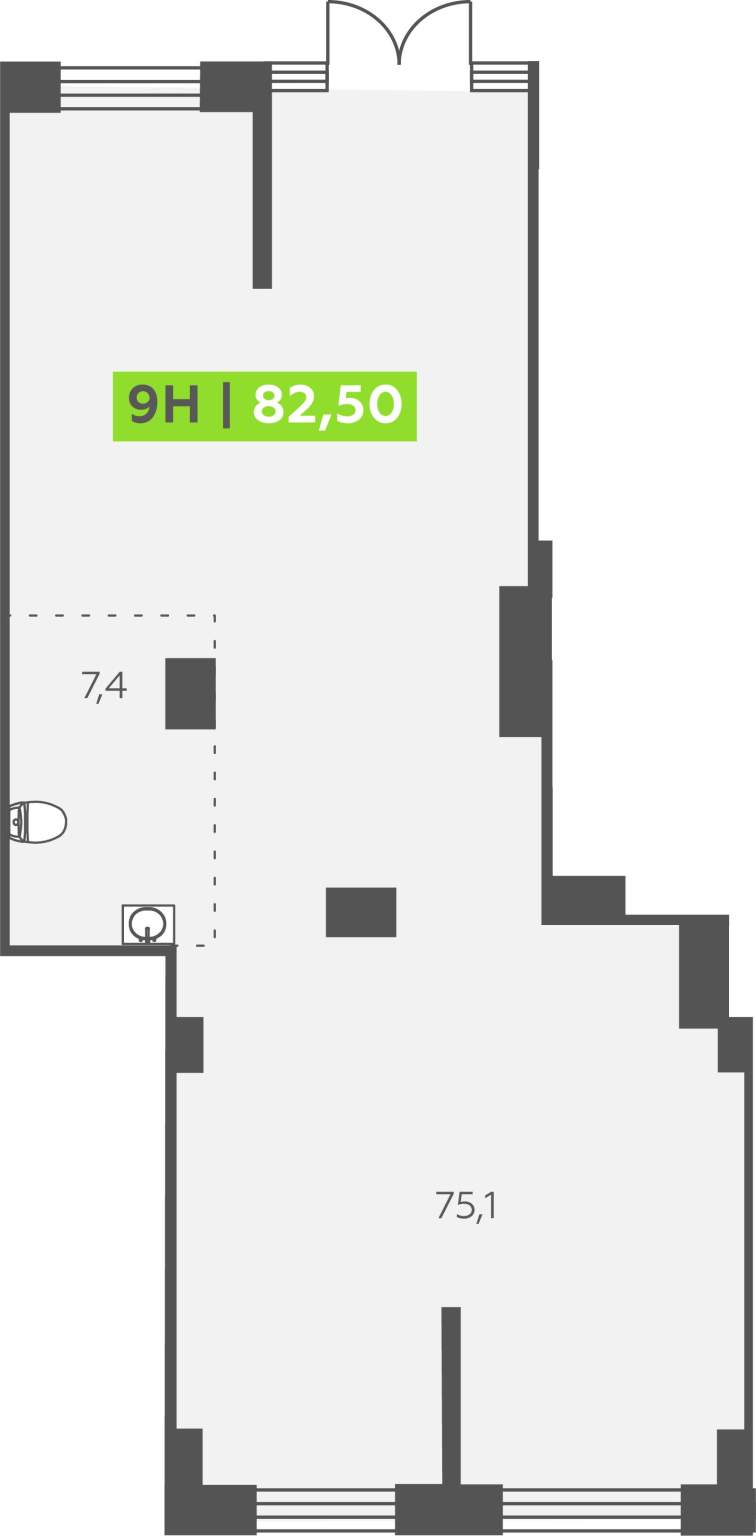 Продам магазин 82.5 м.кв.