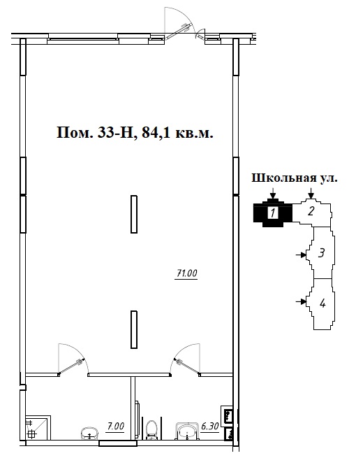 Сдам в аренду магазин 84 м.кв.