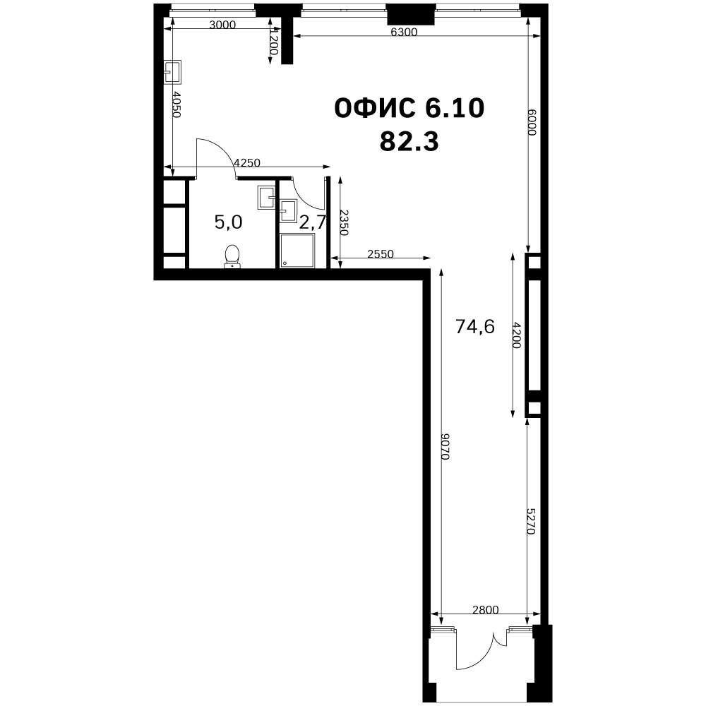 Продам помещение свободного назначения 82.2 м.кв.
