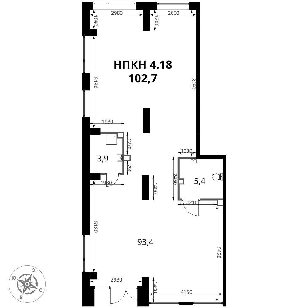 Продам помещение свободного назначения 102.7 м.кв.