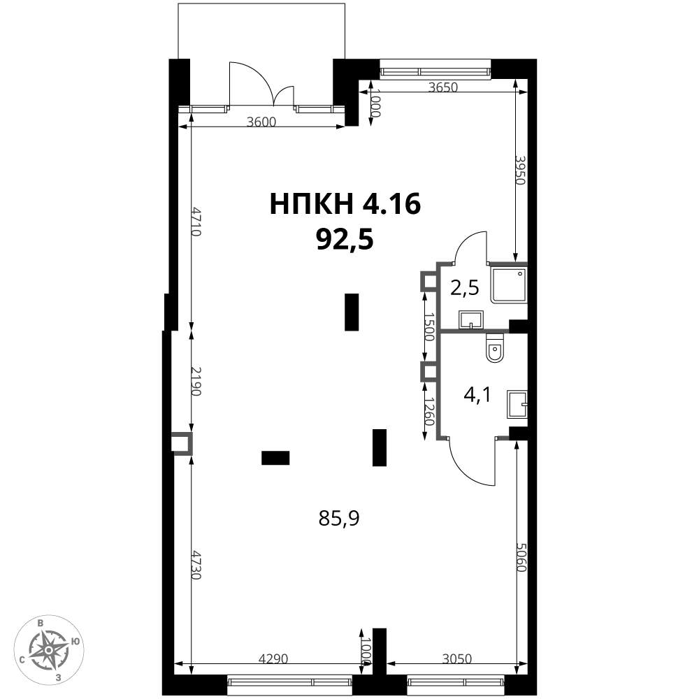 Продам помещение свободного назначения 92.5 м.кв.