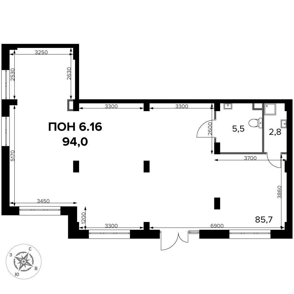 Продам помещение свободного назначения 94 м.кв.