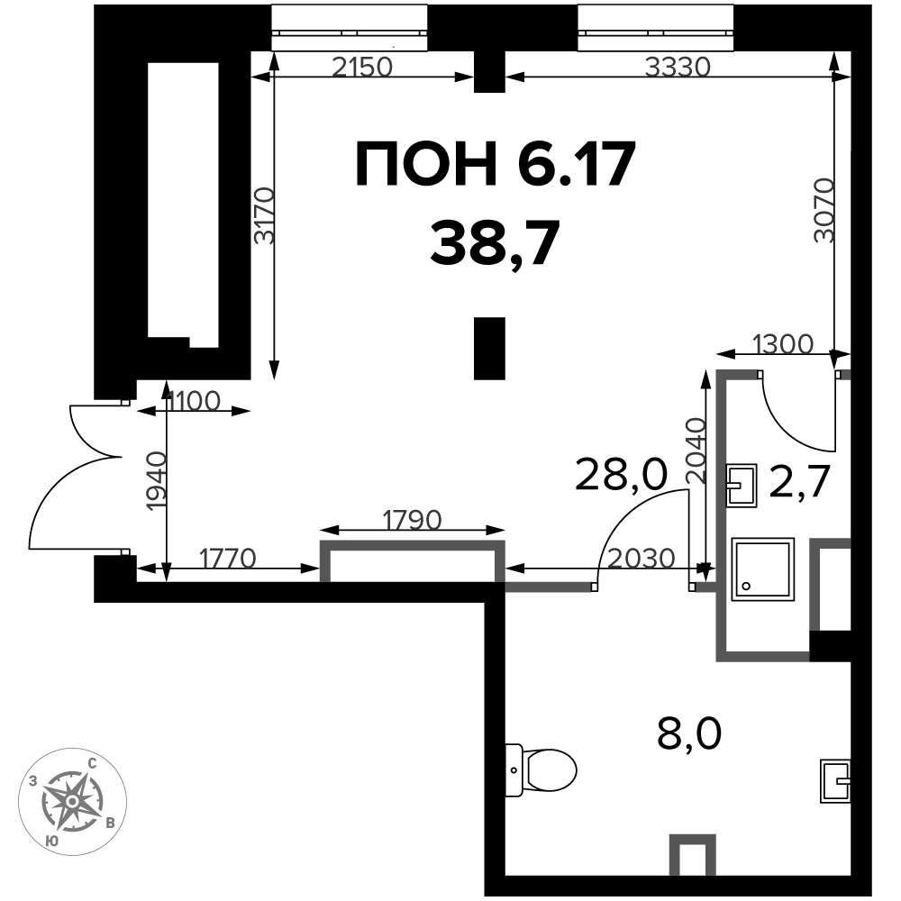 Продам помещение свободного назначения 38.7 м.кв.