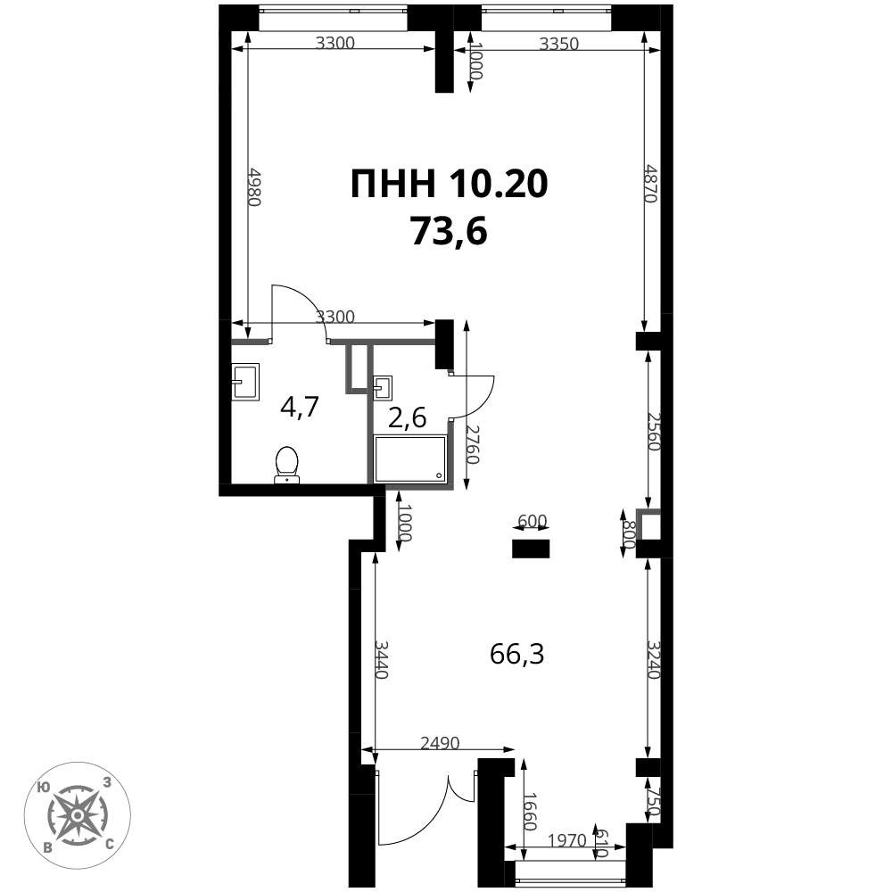 Продам помещение свободного назначения 73.6 м.кв.