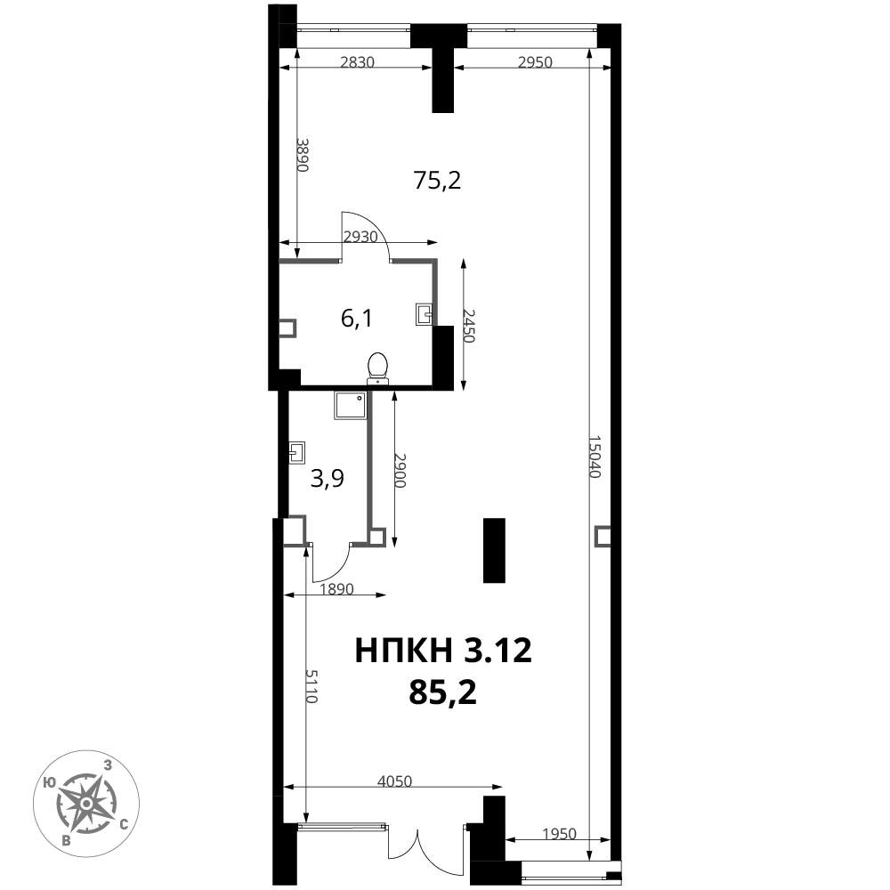 Продам помещение свободного назначения 85 м.кв.