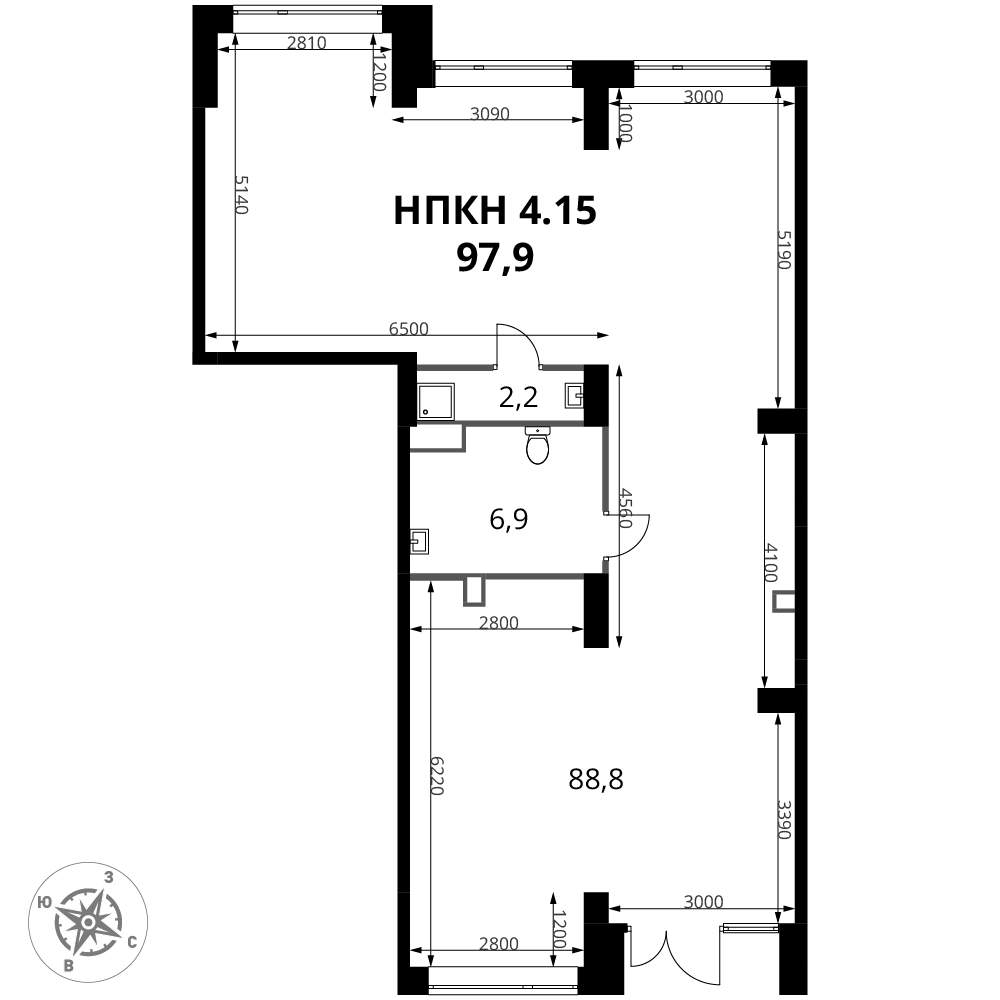 Продам помещение свободного назначения 97.9 м.кв.