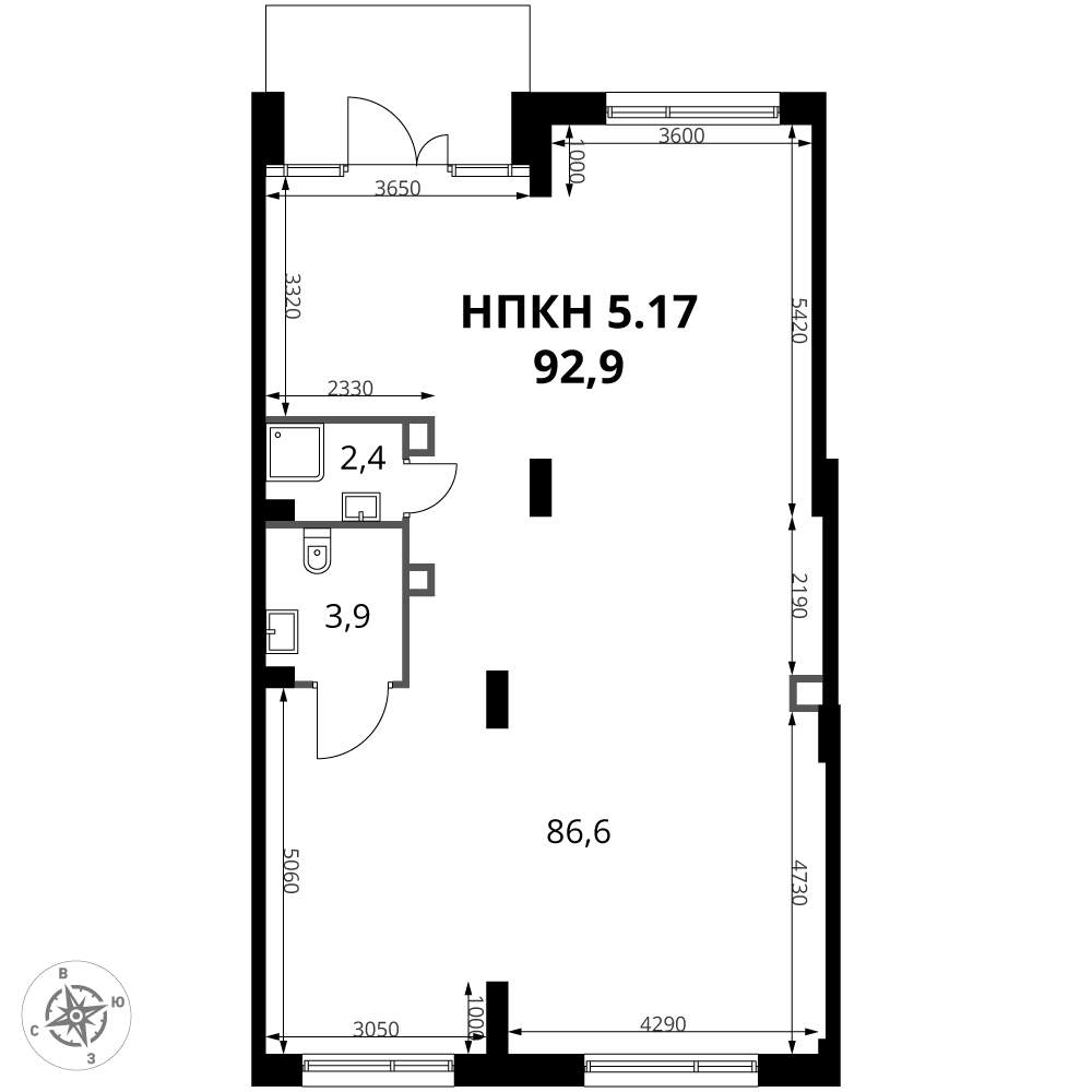 Продам помещение свободного назначения 92.9 м.кв.