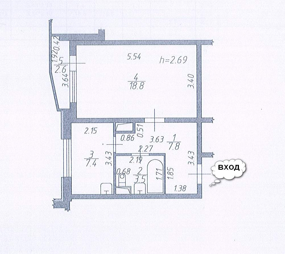 Квартира на продажу в Балашихе, Нестерова бульвар, 6