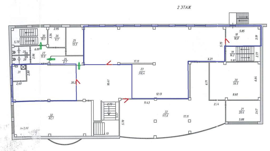 Сдам в аренду офис 225 м.кв.
