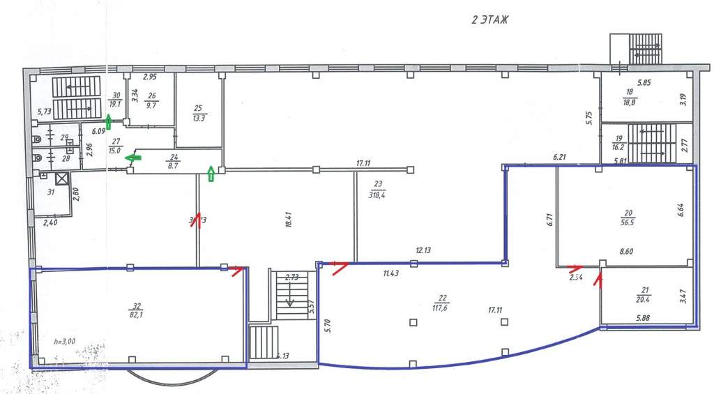 Сдам в аренду офис 320 м.кв.