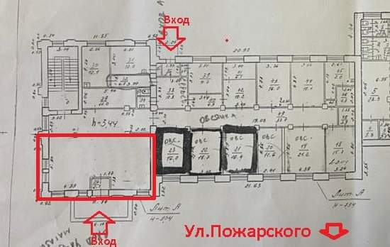 Сдам в аренду помещение свободного назначения 60 м.кв.