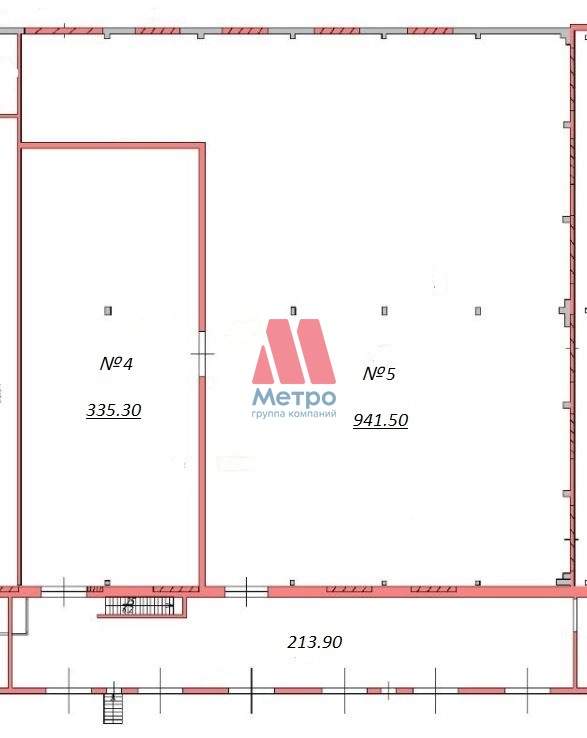 Сдам в аренду склад 1276.8 м.кв.