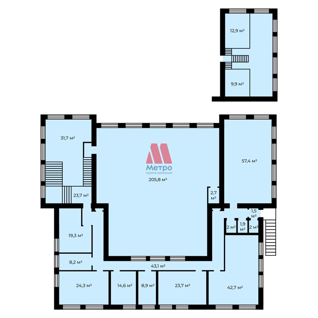 Продам торговое помещение 1013.8 м.кв.