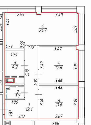 Квартира на продажу в Санкт-Петербурге, 1