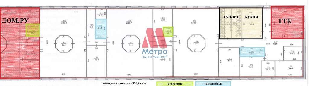 Сдам в аренду офис 1082 м.кв.