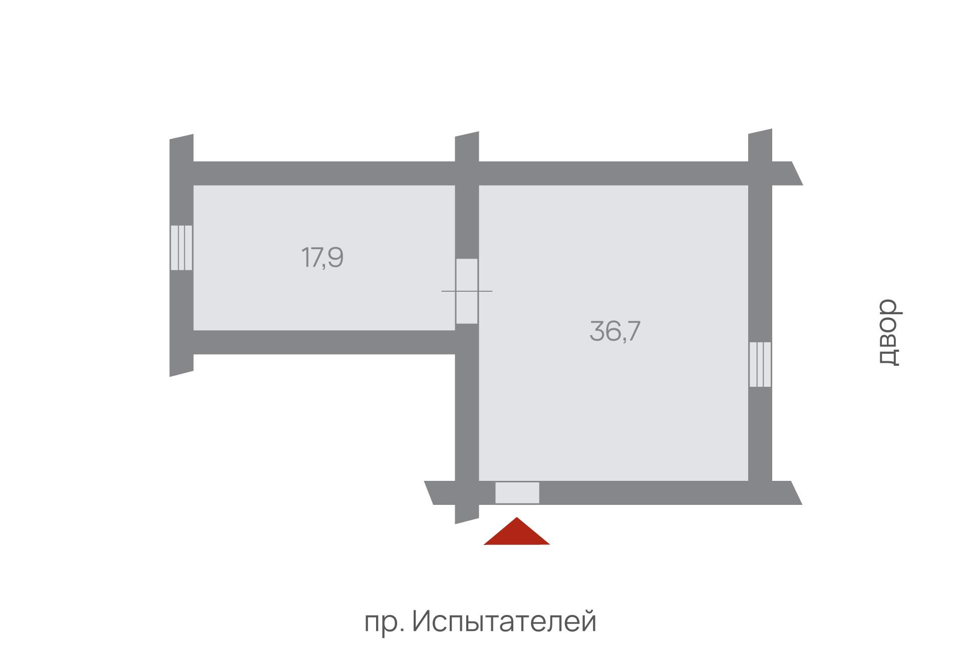 Продам офис 54.6 м.кв.