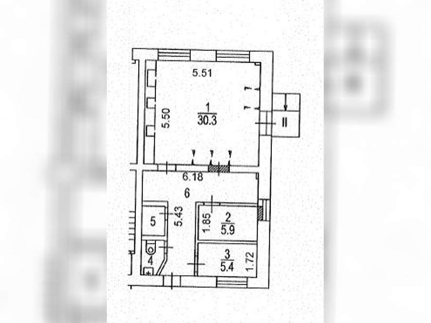 Продам помещение свободного назначения 61.5 м.кв.