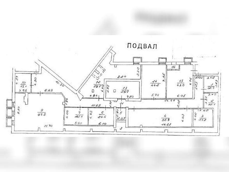 Сдам в аренду помещение свободного назначения 1137.7 м.кв.