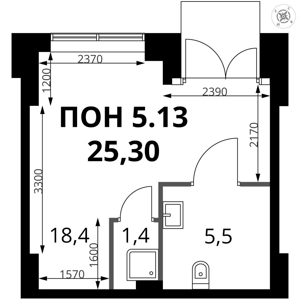 Продам помещение свободного назначения 25.3 м.кв.