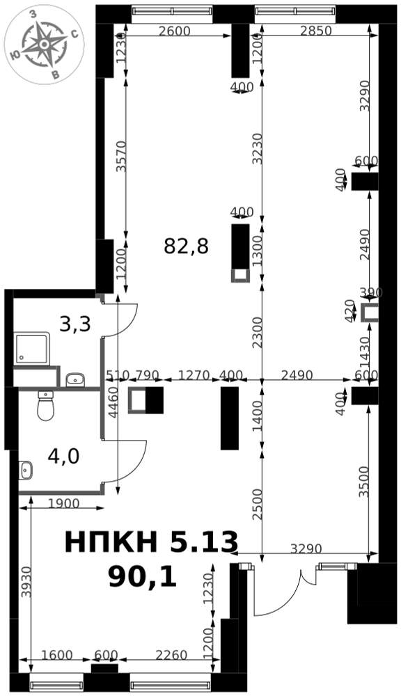 Продам помещение свободного назначения 90.1 м.кв.