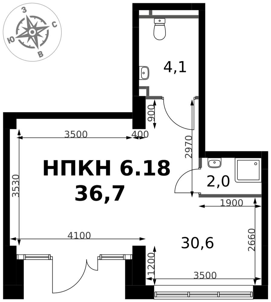 Продам помещение свободного назначения 36.7 м.кв.