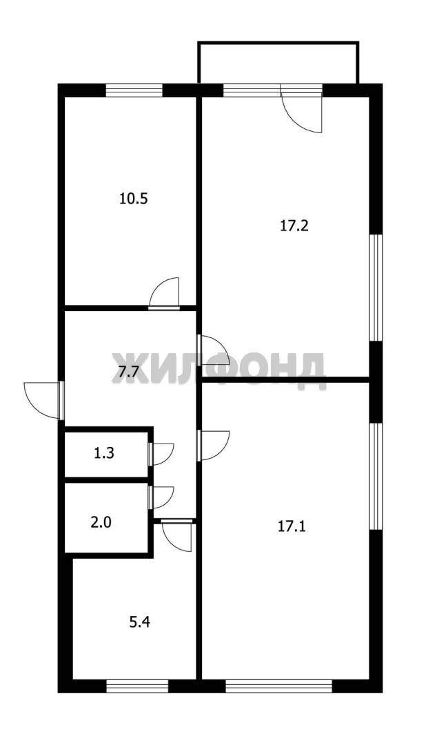 Квартира на продажу в Воронино, Центральная улица, 59 фото №7