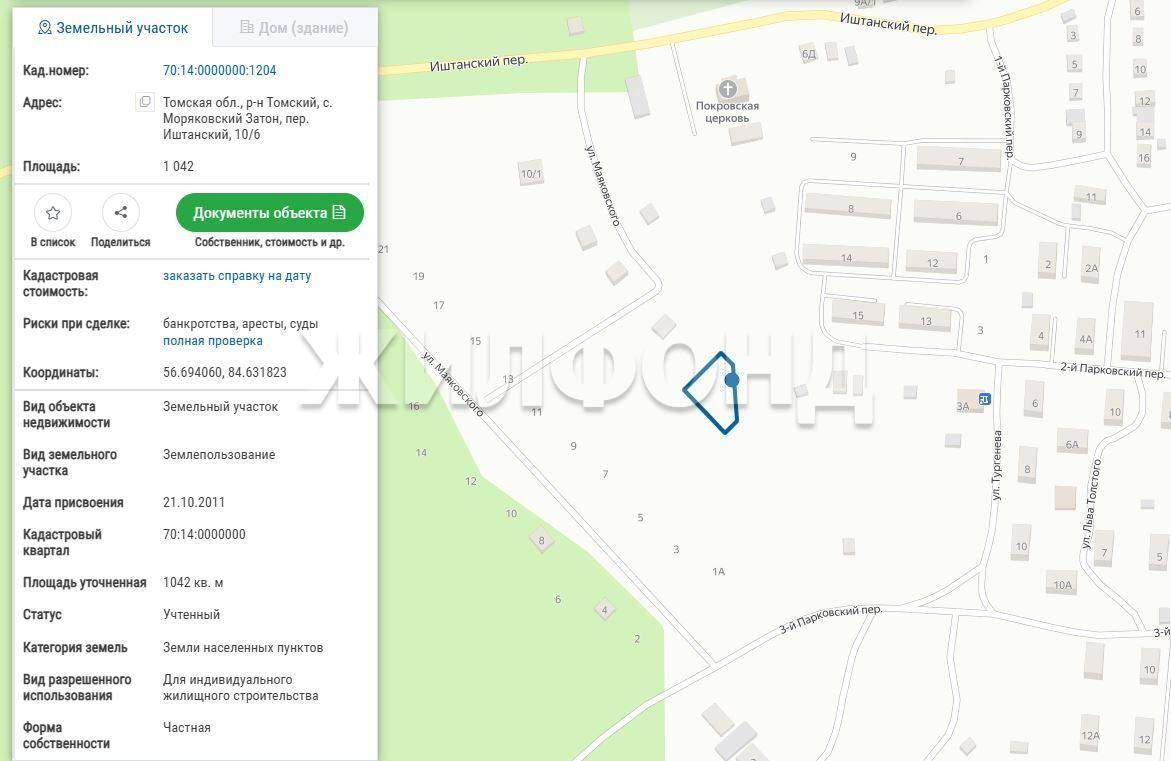 Продам земельный участок 1000 м.кв.