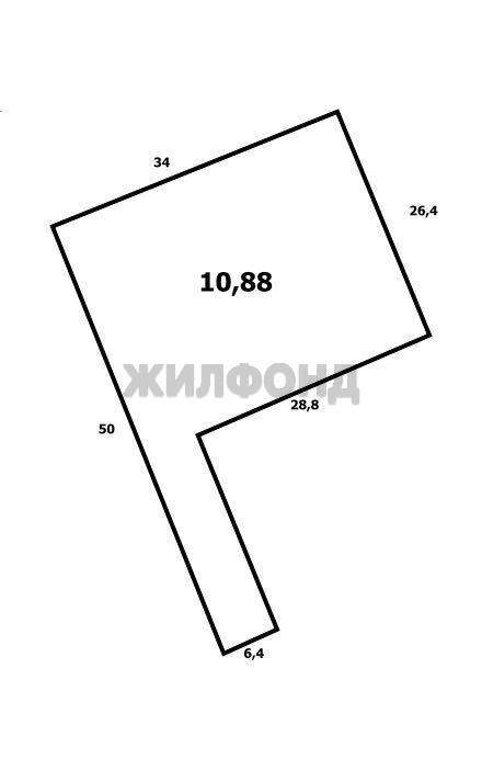 Продам земельный участок 1100 м.кв.