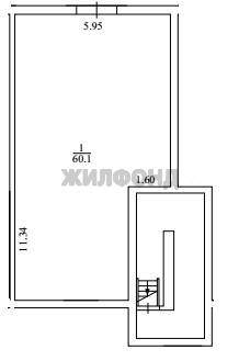 Продам помещение свободного назначения 60 м.кв.
