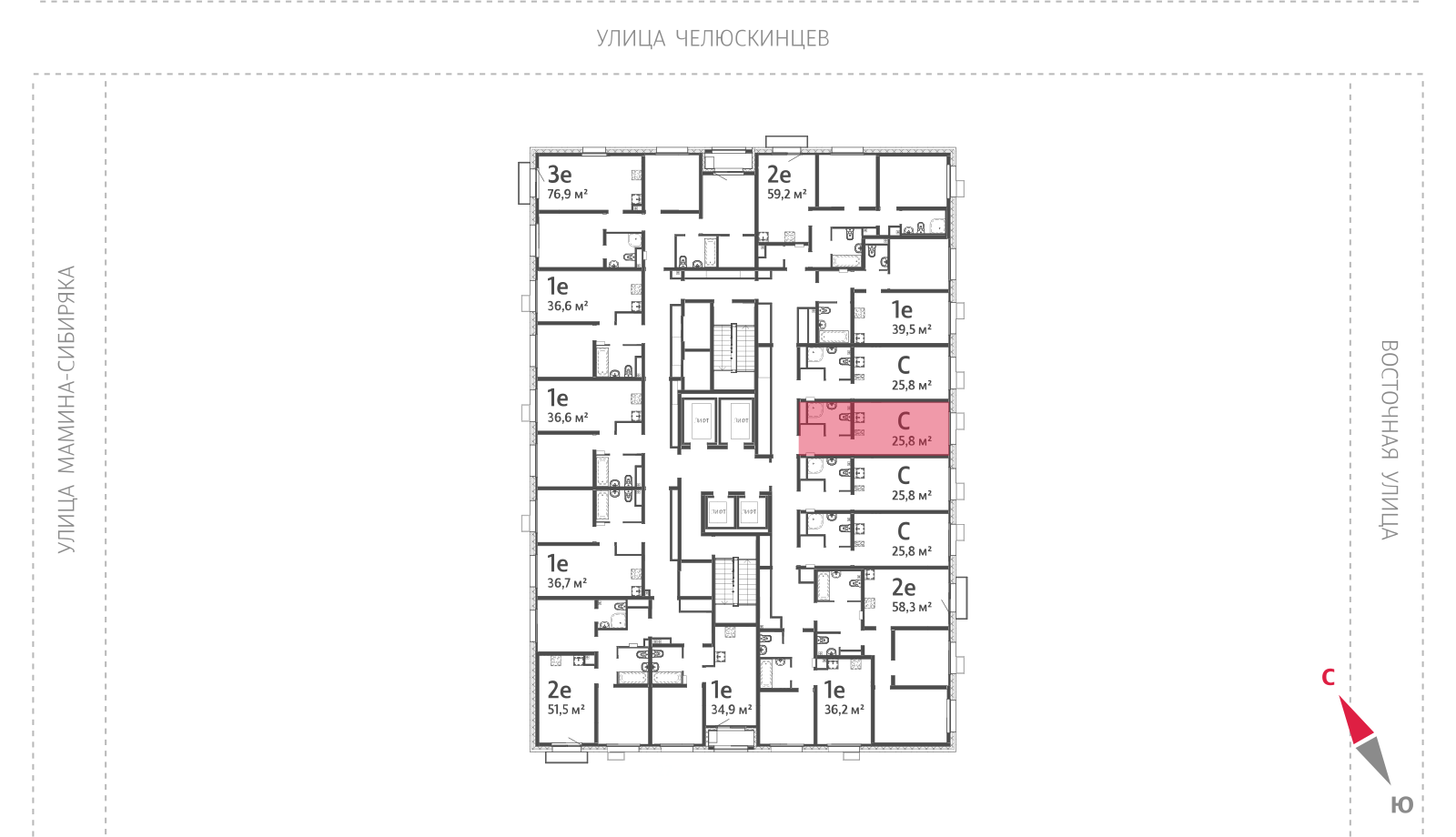 Планировка Студия 3