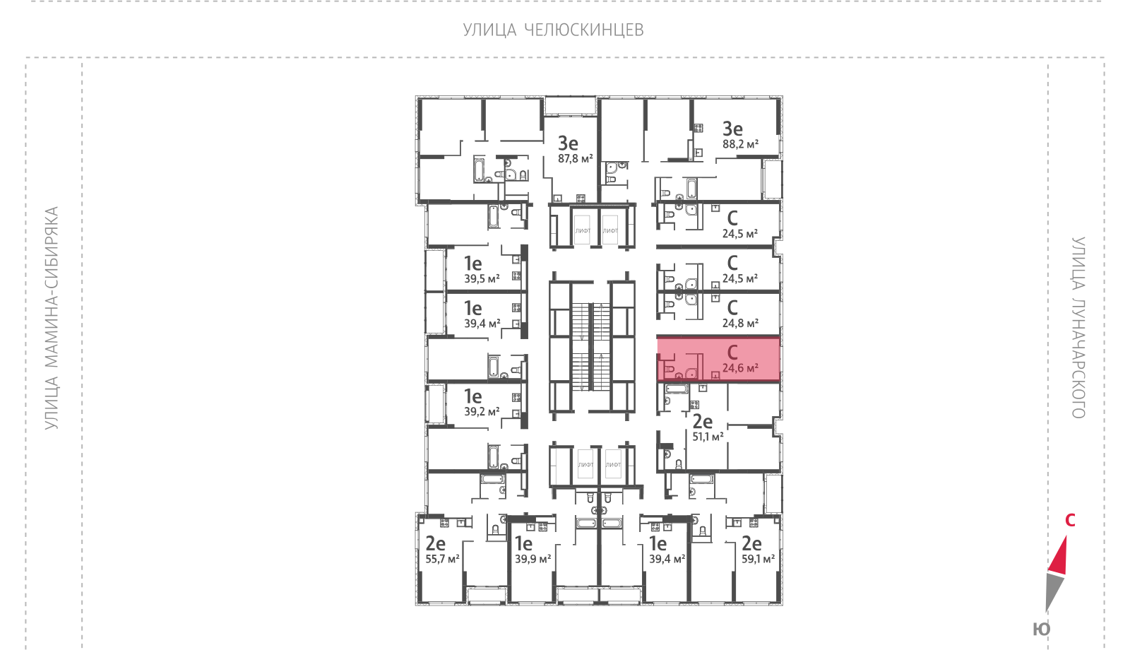 Планировка Студия 3