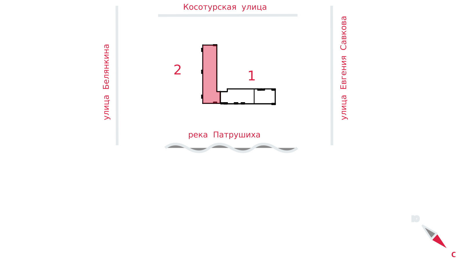 Планировка 1-комн. 3