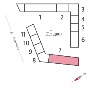 Планировка Студия 3