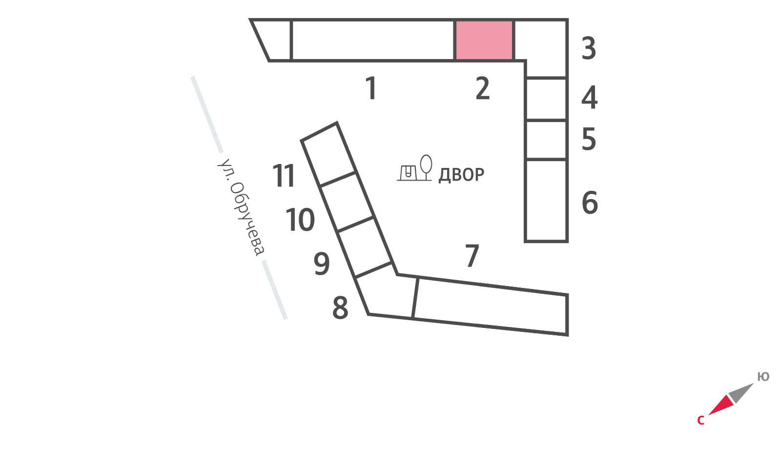 Планировка 1-комн. 4