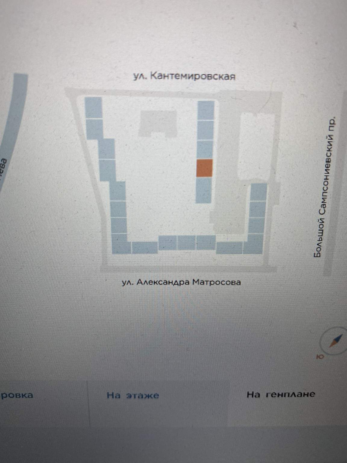 Продажа 2-комнатной новостройки, Санкт-Петербург, Александра Матросова улица,  д.8к4