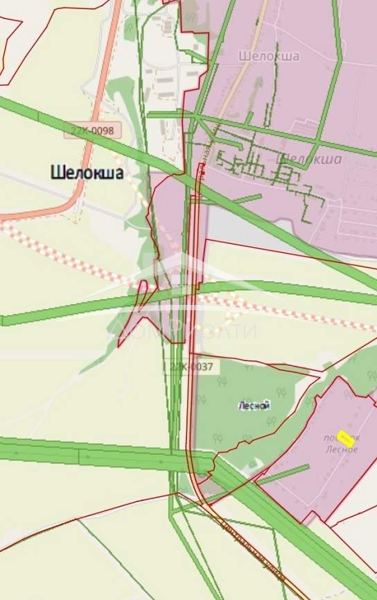 Продажа участка, Шелокша, Вишневая улица