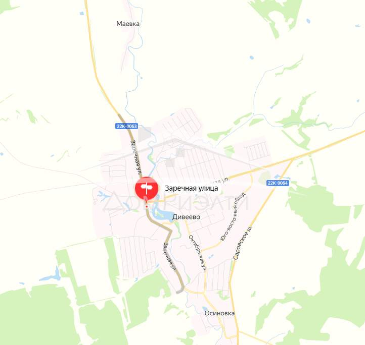 Продажа участка, Дивеево, Заречная улица