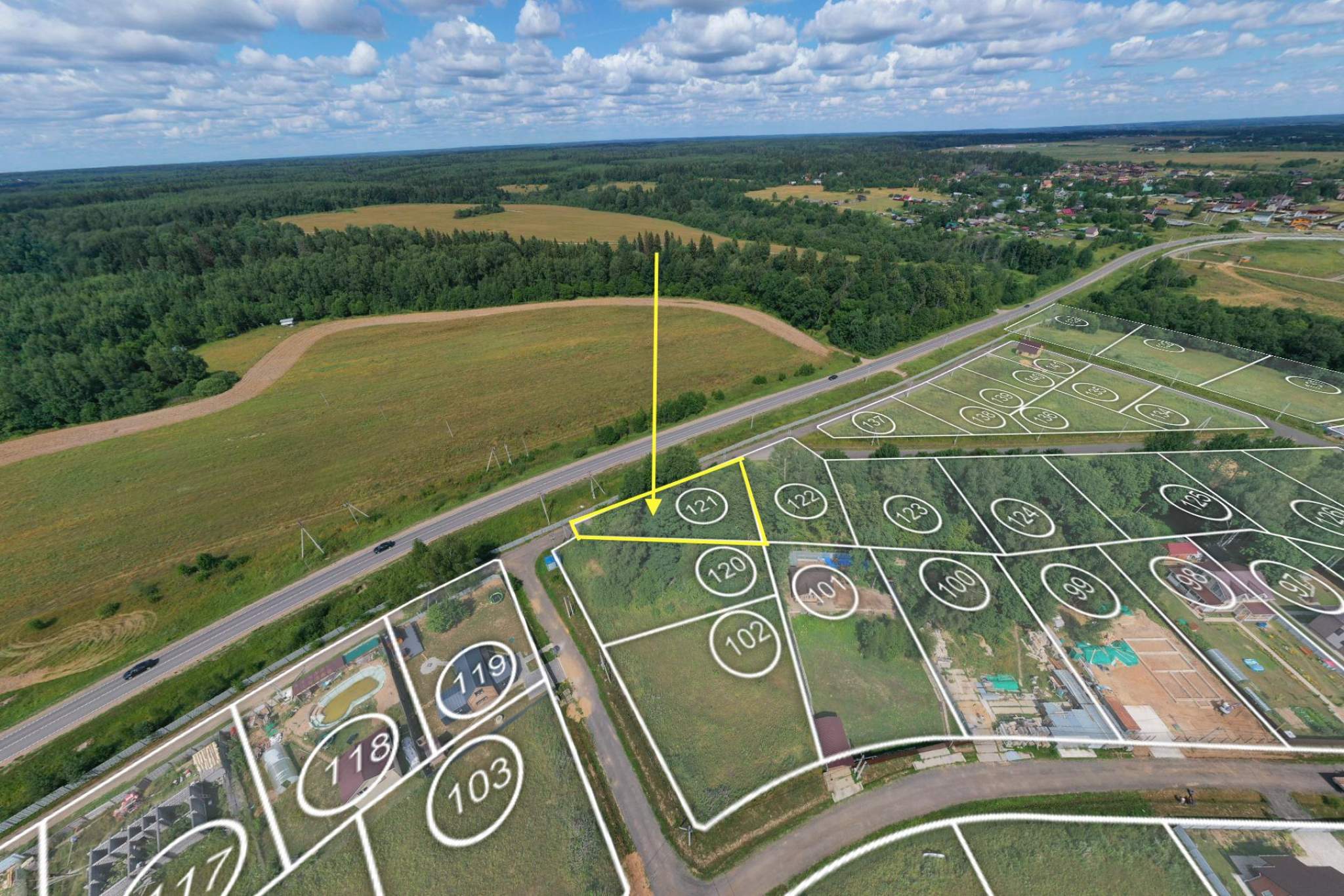 Продажа участка, Московская