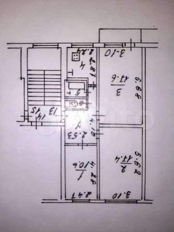 Продажа 3-комнатной квартиры, Калуга, Пролетарская улица,  д.39