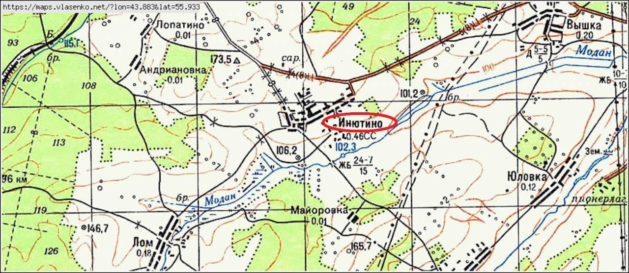 Продажа участка, Инютино, Луговая улица