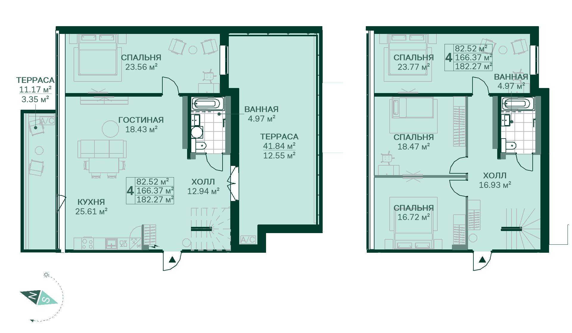 Продажа 4-комнатной новостройки, Санкт-Петербург, Магнитогорская улица,  д.11