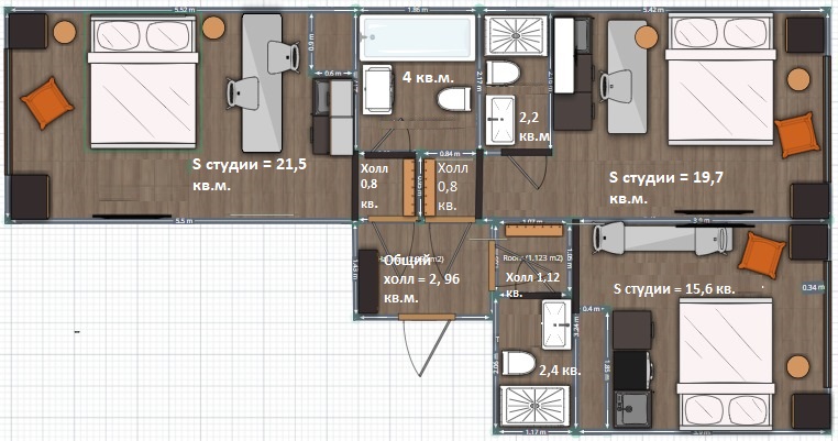 Продажа 3-комнатной квартиры, Москва, Лавриненко улица,  д.1